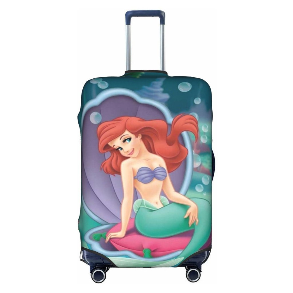 ผ้าคลุมกระเป๋าเดินทาง ลายการ์ตูน Disneys Princess Ariel ขนาด 18-32 นิ้ว