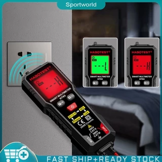 สต็อกพร้อมในกรุงเทพ🚚 Habotest HT93 มัลติมิเตอร์ดิจิทัล AC DC วัดแรงดันไฟฟ้าอัตโนมัติ นับ 2000 โอห์ม แอมมิเตอร์ แบบมือถือ True-RMS Autorange แบบพกพา NCV โวลต์มิเตอร์แอ