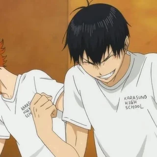 Haikyuu อะนิเมะเสื้อผ้าชาย Karasuno high school uniform เสื้อยืดอะนิเมะแขนสั้น Kageyama เสื้อยืด