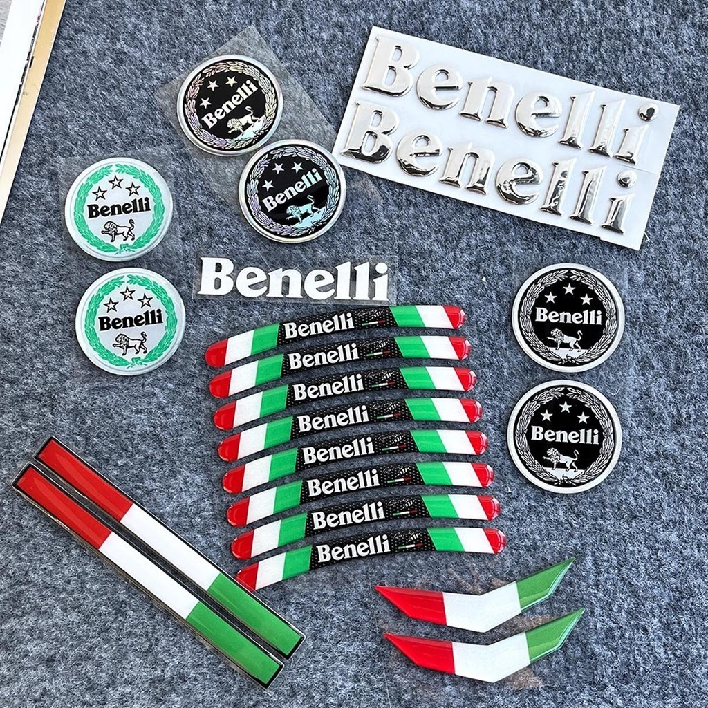 Benelli Letter โลโก้สติกเกอร์ Rfs150i 150 Tnt600 Leonardo 500 Leonardo 250 Trk 250x Tnt 249s 752S R18i RK502 502c กันน้ําการใช้ถัง Decal อุปกรณ์เสริมรถจักรยานยนต์สติกเกอร์ฟิล์ม