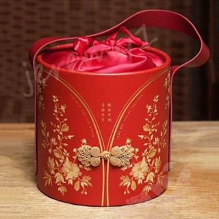 Jeremy1 กระเป๋าถือ ทรงบักเก็ต ลายดอกไม้ กบ สไตล์เกาหลี สําหร…