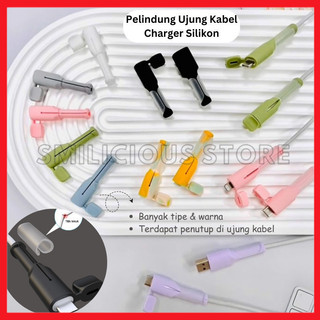 Silikon Pelindung Ujung Kabel Gen 7 Cable Charger Pelindung Karet Anti Tekuk USB Type C 18W 20W Android Iphone
