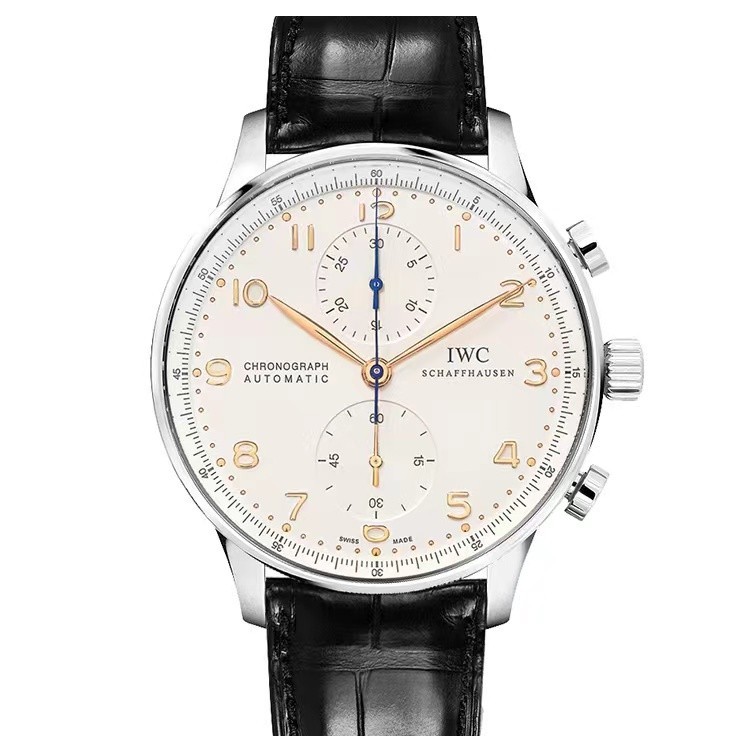 Iwc IWC IWC โปรตุเกส Series Chronograph Automatic Mechanical Men 's Watch IW371604