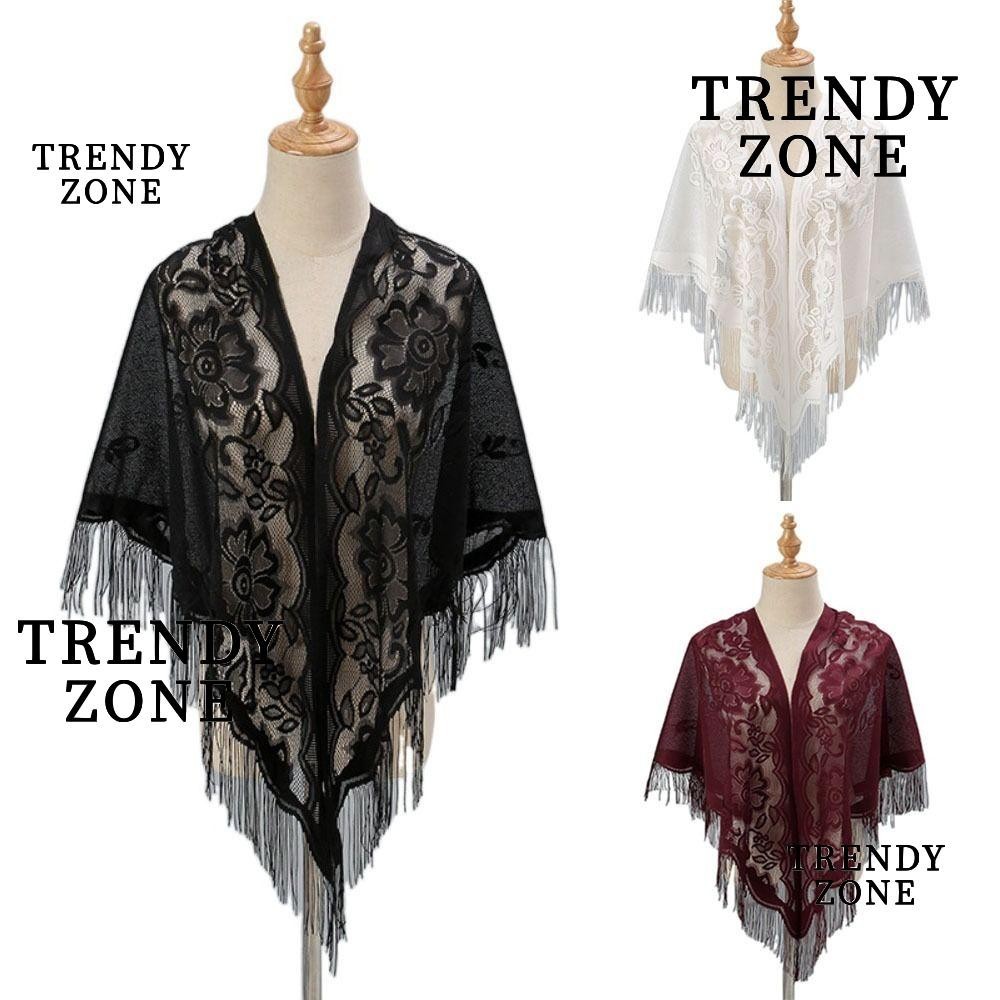 Trendyzone ผ้าคลุมไหล่ ผู้หญิง หรูหรา เสื้อคลุม ห่ออุปกรณ์จัดงานแต่งงาน ผ้าคลุมไหล่เจ้าสาว
