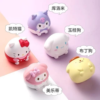 ของเล่นบีบสกุชชี่ รูปตุ๊กตาสไลม์ Kulomi Sanrio คืนตัวช้า สําหรับเด็ก