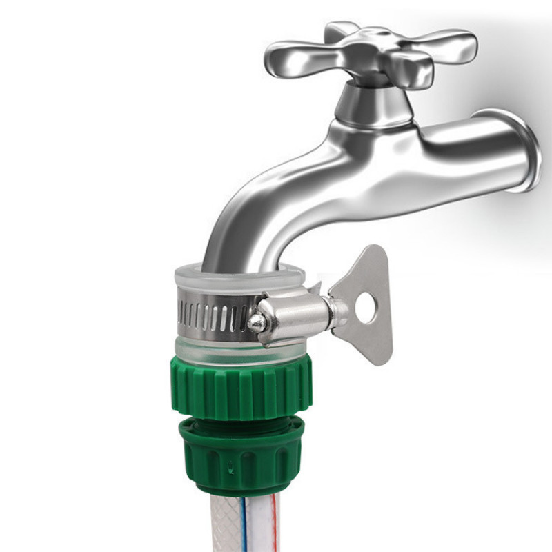 ข้อต่อสวมเร็ว ข้อต่อก๊อกน้ำ ข้อต่อปลดเร็ว ข้อต่อก๊อกพร้อมต่อสายยาง สำหรับสายยาง 4 หุน พร้อมส่ง - รูปที่ 4