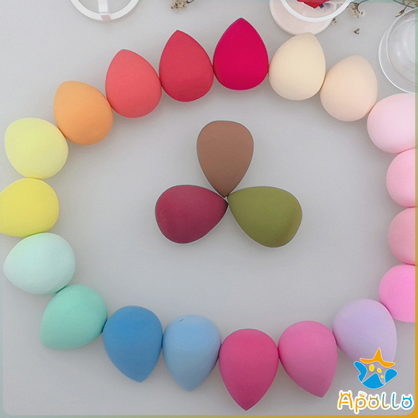 Apollo เปียกและแห้ง ฟองน้ำแต่งหน้า แป้งพัฟ Sponge beauty egg