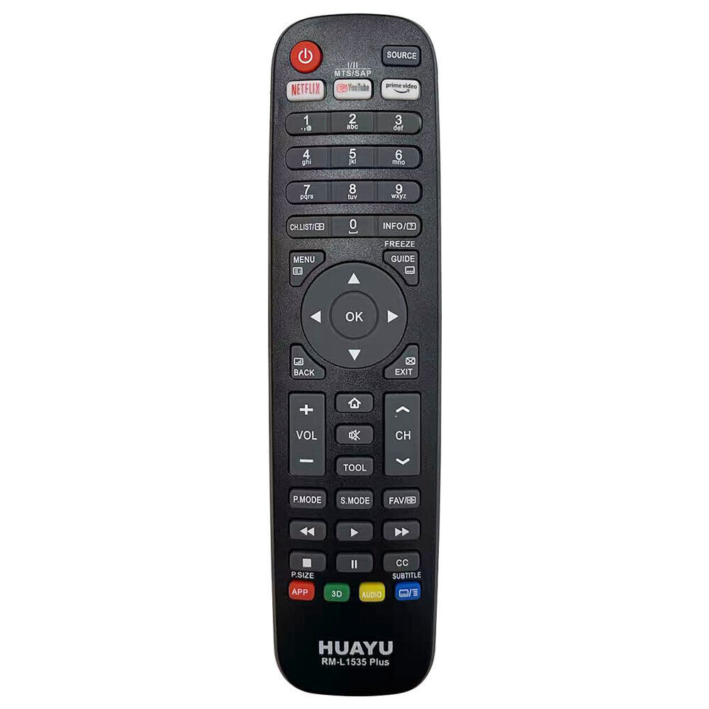 ใหม่ HUAYU RM-L1535 PLUS Universal สําหรับ Haier TV Remote HTR-A10 HTR-U27E HTR-U29A