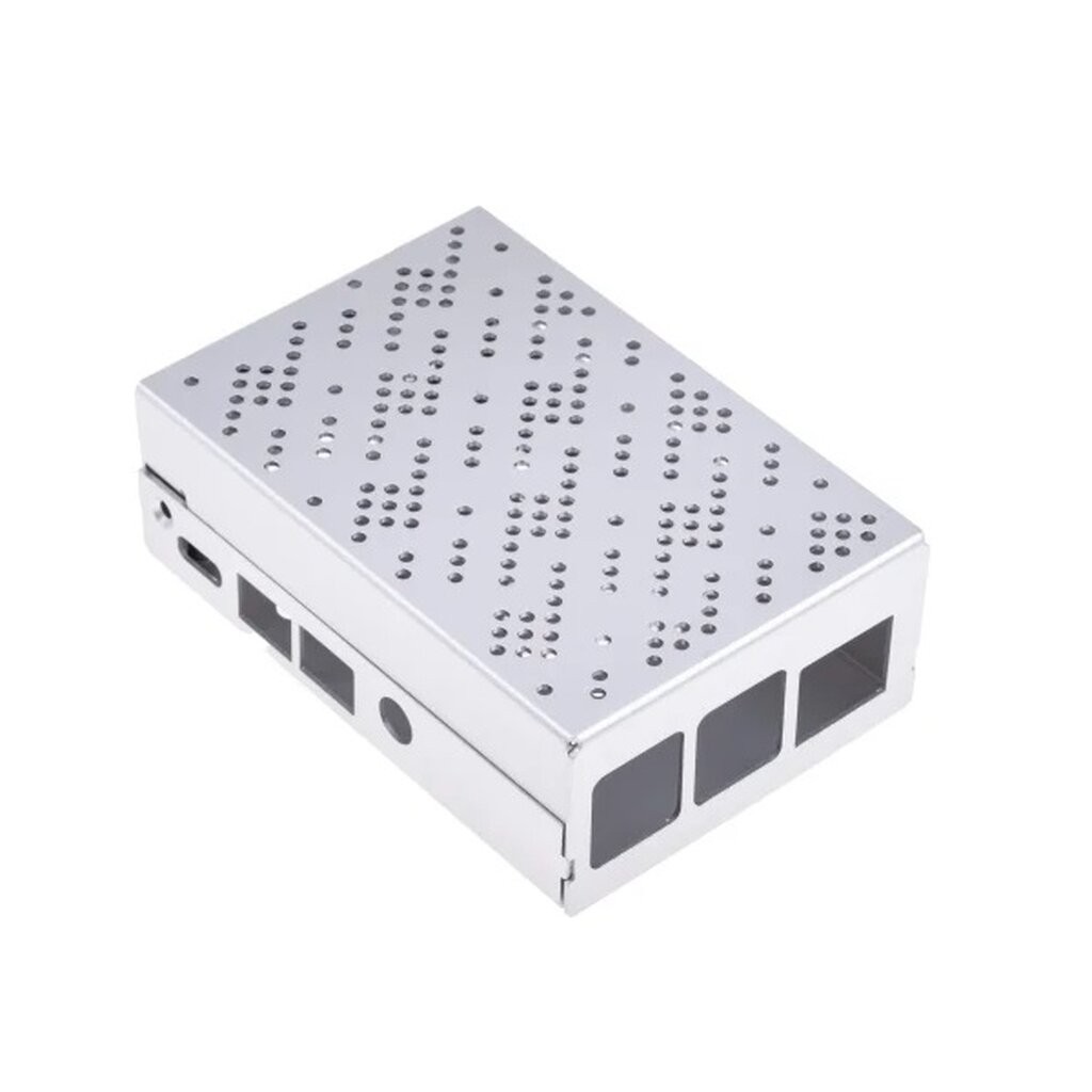 OKdo Aluminium Case with Fan for use with Raspberry Pi 4, ROCK 4C+
