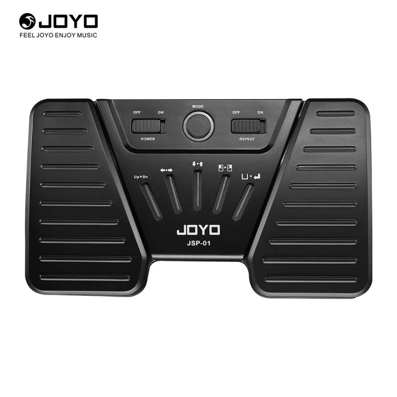 Joyo JSP-01 หน้าบลูทูธเพลง Turner Pedal Anti-Skid ชาร์จไร้สายหน้าจูนเนอร์สําหรับ iOS Android แล็ปท็อป