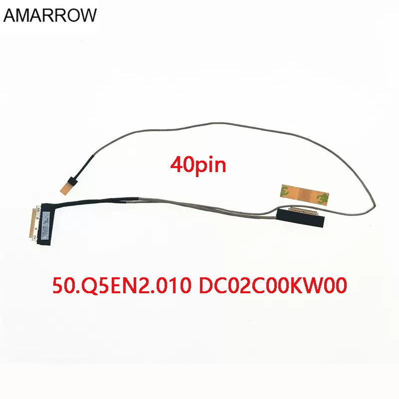 สายหน้าจอ LCD แล็ปท็อปสําหรับ Acer Nitro 5 AN517-51 AN517-41 AN517-52 AN517-56 EH70F 4K 144Hz 40pin 