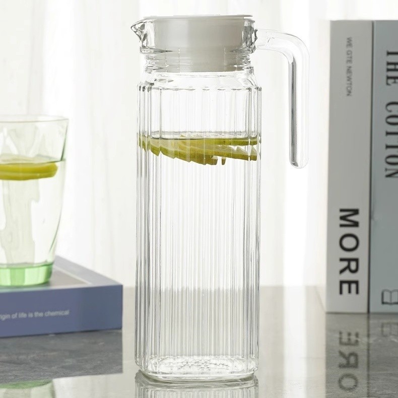 เหยือกน้ำ เหยือกกรองน้ำ เหยือกน้ำพลาสติกอย่างดี อุปกรณ์ใส่เครื่องดื่ม รูปทรงสวย ขนาดหนา