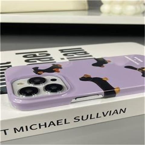 สีม่วงดัชชุนลายการ์ตูนiphone Case 15PromaxเหมาะสําหรับIPhone 13promax 12promax 11promax 12 11 12pro 13 12 14Promax 7 8 Plusพรีเมี่ยมเคสโทรศัพท์ - รูปที่ 4