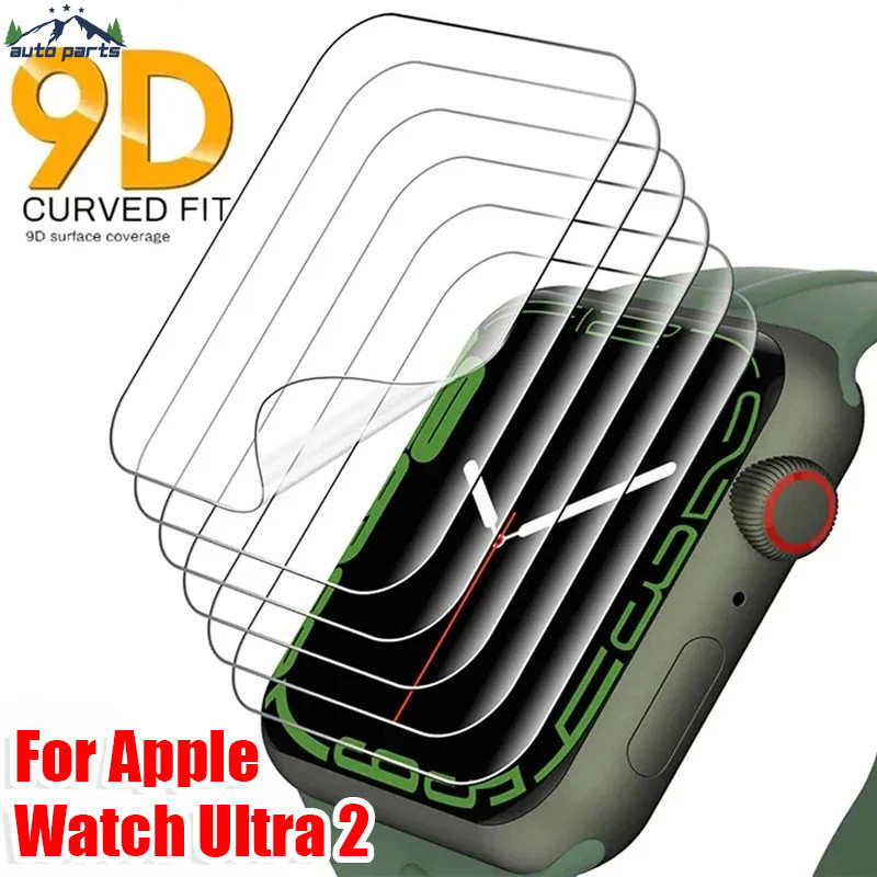 Hd ฟิล์มไฮโดรเจล TPU ใส - ไม่ใช่กระจกกันรอยหน้าจอ - อุปกรณ์เสริมสมาร์ทวอทช์ - ความไวสูง, ป้องกันลายนิ้วมือ, กันกระแทก - เข้ากันได้กับ Apple Watch IWatch Ultra 2