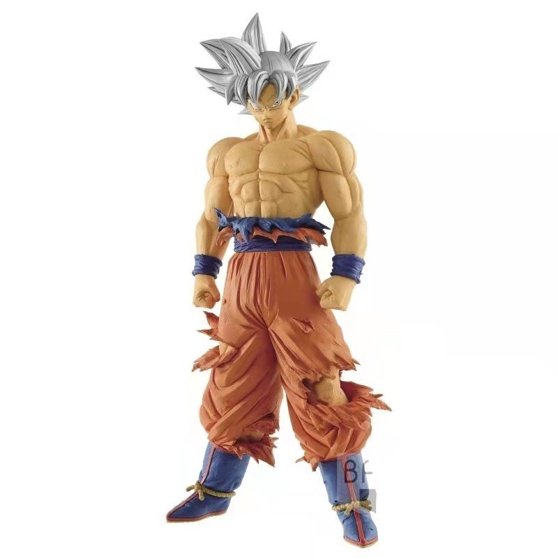 โมเดลฟิกเกอร์ Dragon Ball Grandista nero Free Extremely Willing Mega White Hair Goku สีดํา