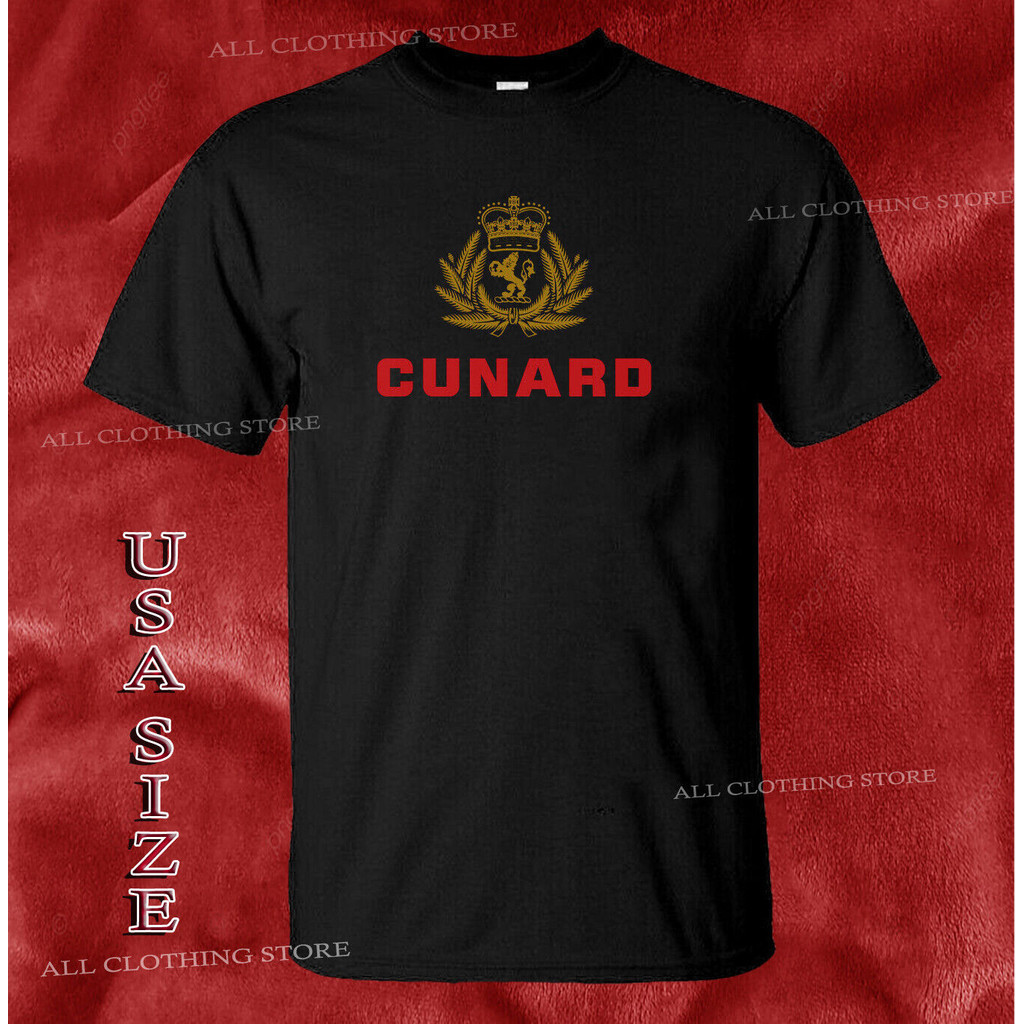 เสื้อยืด Cotton Cunard Line Luxury Cruise Vacations