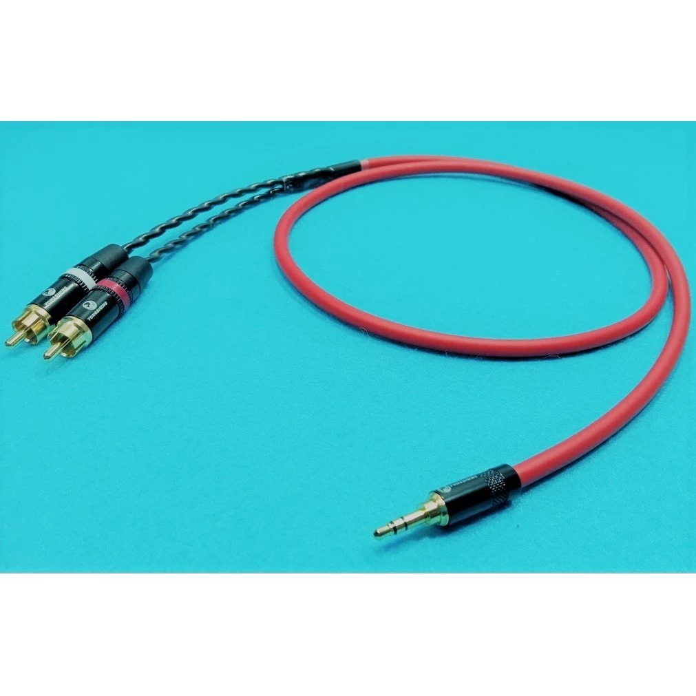 ....แท้ชัวร สาย Mini to RCA Canare L-4E6S (MADE IN JAPAN) รุ่นท็อป เลือกความยาวได้ ...