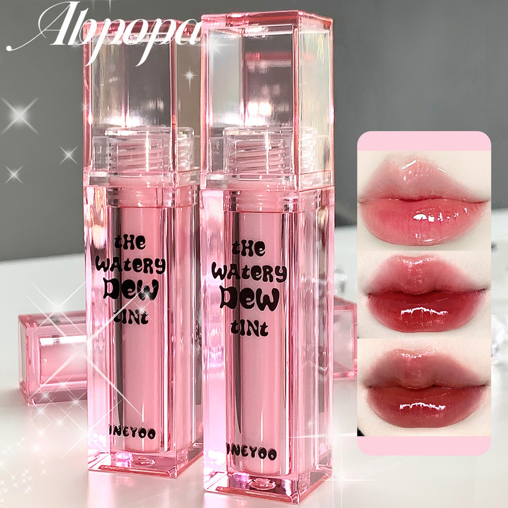 Abpopa Ineyoo Hydrating Mirror Lip Glaze สําหรับริมฝีปากอวบอิ่ม