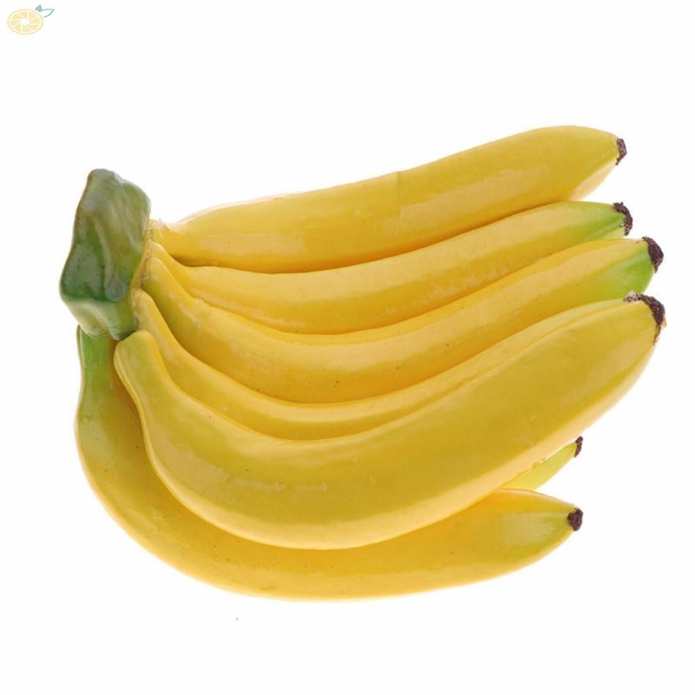 กล้วยปลอม กล้วยปลอม กล้วยปลอม โฟมผลไม้ เหมือนจริง พลาสติก ตกแต่งโต๊ะ