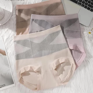 กางเกงชั้นใน เอวสูง เก็บพุง กางเกงในเก็บพุง Underwear ผู้หญิง เนื้อผ้านิ่ม สวมใส่สบาย เย็น ระบายอากาศ ยืดหยุ่นได้ดี
