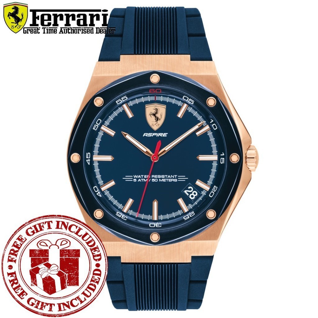 นาฬิกาข้อมือ Scuderia Ferrari สําหรับผู้ชาย 0830667 Aspire