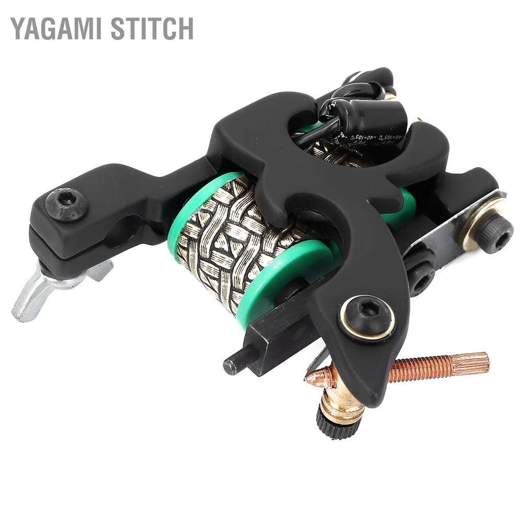 Yagami Stitch เครื่องสักคอยล์ Profssional เครื่องสักโลหะสักคอยล์อุปกรณ์สำหรับซับและเชดเดอร์