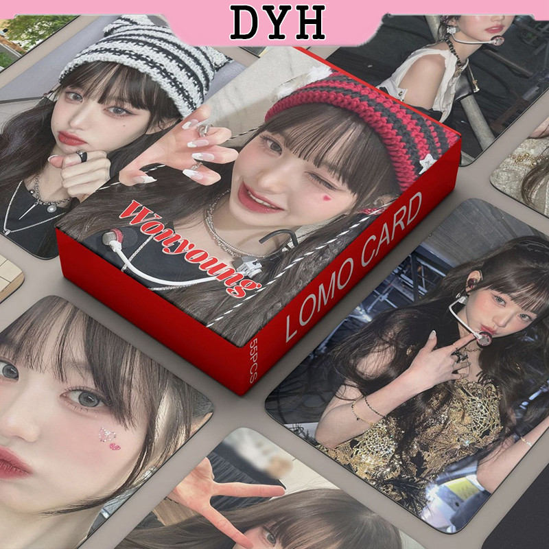 อัลบั้มโฟโต้การ์ด KPOP LOMO IVE WONYOUNG จํานวน 55 ชิ้น