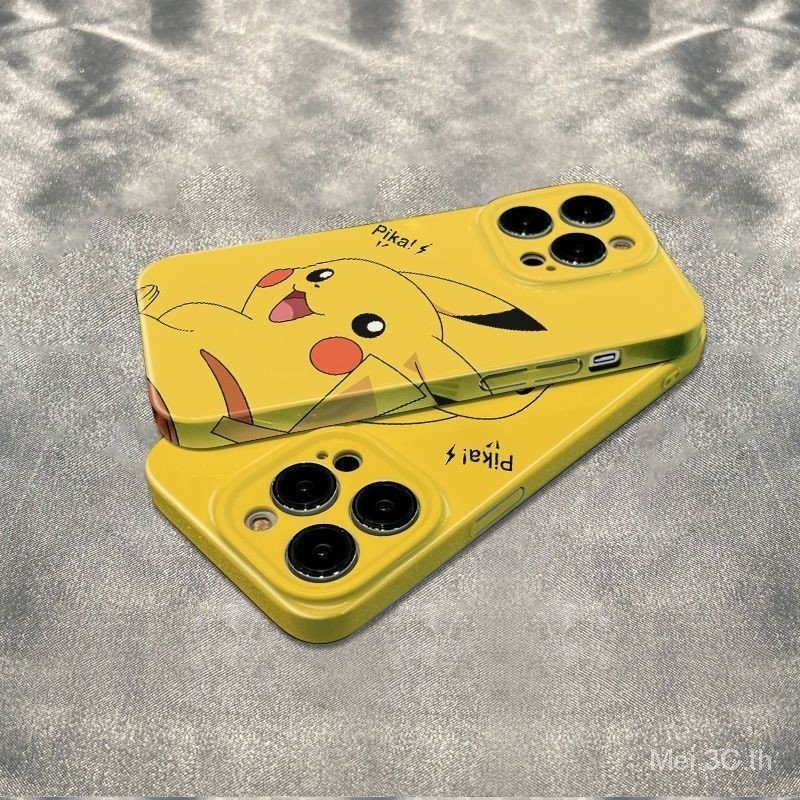 เคสโทรศัพท์มือถือแบบแข็ง ลายโปเกม่อน ปิกาจู สําหรับ iPhone15 TW3A - รูปที่ 6