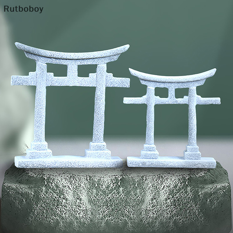 [Rut] Torii ประตูหินทรายจําลอง ขนาดเล็ก สไตล์ญี่ปุ่น สําหรับตกแต่งตู้ปลา สวน ศาลเจ้า สวนภูมิทัศน์ COD ราคา ถูกที่สุด ดีลบีเคเค แกลเลอรีภาพที่ 8
