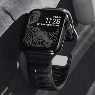 ซิลิโคนกีฬายาง Correa สําหรับ Apple Watch Ultra 2 49/40/41/42 มม.44 มม.45 มม.Iwatch Series 9 8 7 6 Se 5 4 3