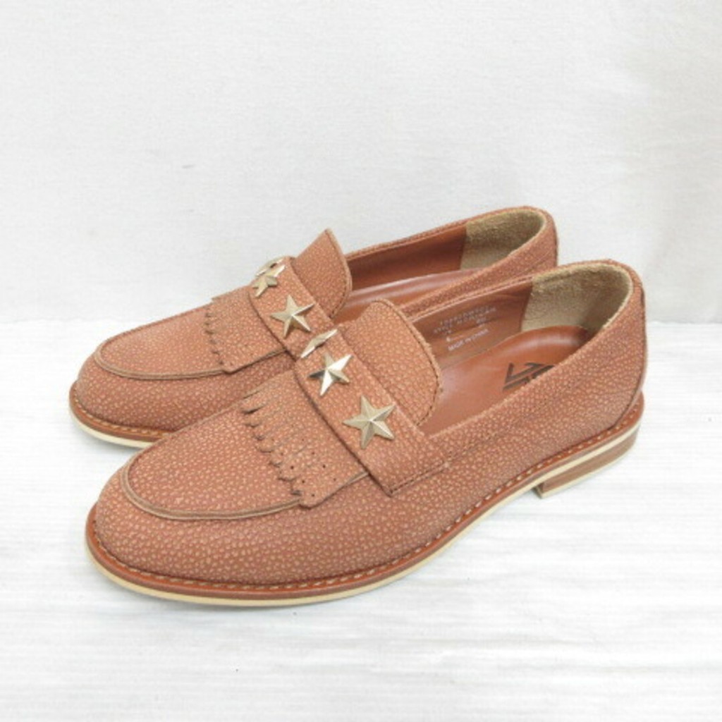 JUMP JUMP SHOES STAR STUD LOAFER SHOES US6 BROWN Direct from Japan Secondhand