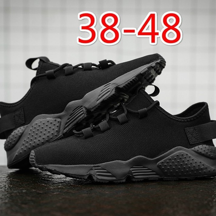 รองเท้าผ้าใบ ขนาดใหญ่ สีดํา สําหรับผู้ชาย ไซซ์ 45 46 47 48 45 46 47 48