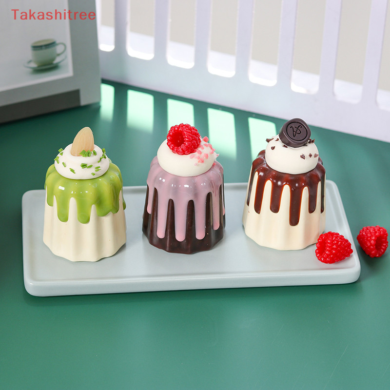 (Takashitree) โมเดลเค้กผลไม้ปลอม อุปกรณ์ประกอบฉากถ่ายภาพ อาหารจําลอง สําหรับตกแต่งโต๊ะน้ําชา ห้องครัว 1 ชิ้น