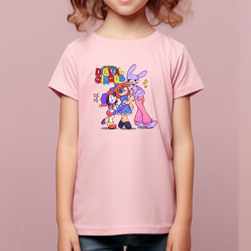 เสื้อเด็ก ลาย The Amazing digital circus pomni jax ส่งจากไทย