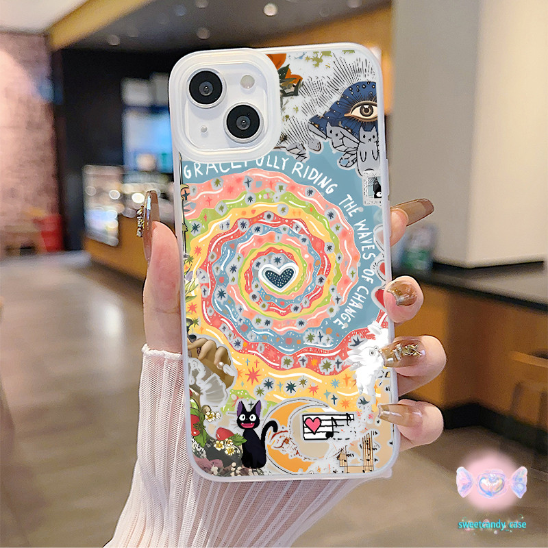 เคสFORไอโฟน เทพธิดาแห่งดวงอาทิตย์ สำหรับ เคส IPhone 11 12 16 15  13 Pro Max X XR XS Max 8 7 Plus SE 2020 เปลือกนิ่ม เคส - รูปที่ 3