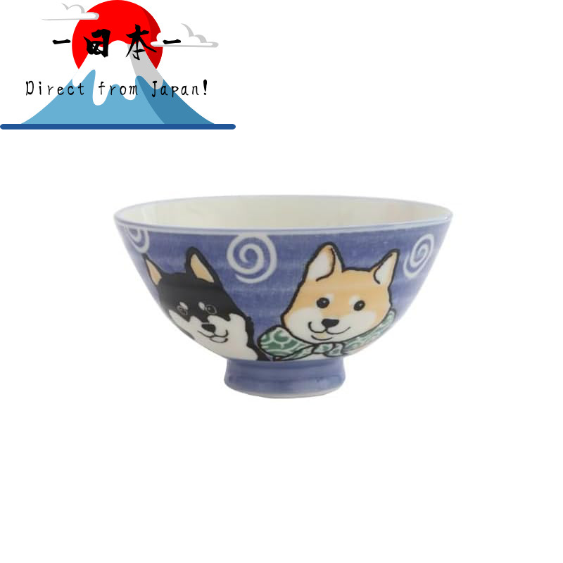 [Direct from Japan]
Tanaka Chopsticks Store Shiba Inu Rice Bowl (Large)