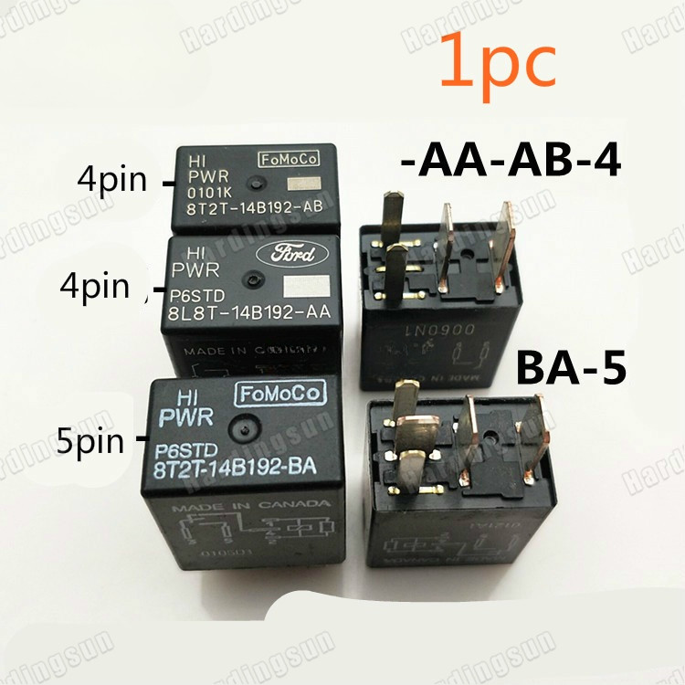 1 PC รีเลย์รถยนต์รถยนต์ 8T2T-14B192-AA AB BA สําหรับ Ford escort edge ใหม่ Mondeo Blower Horn
