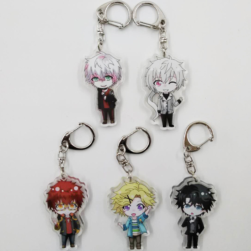 แอนิเมชั่น สินค้าโภคภัณฑ์ พวงกุญแจจี้อะคริลิค Mystic Messenger Mystic Messenger