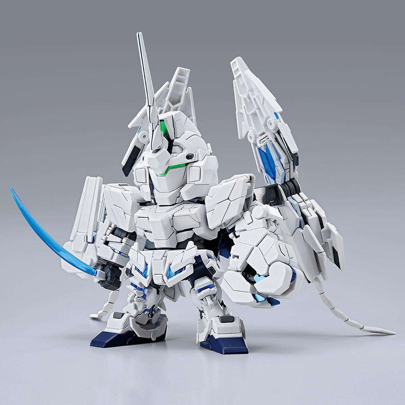 Qiyue SD Dare To the Ultimate Perfect Unicorn อุปกรณ์เต็มรูปแบบสามารถ Blast Armor Gundam Assembly Model
