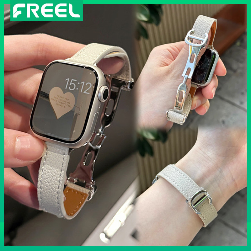 เปลี่ยน Cartier Blue Balloon Leather watch สําหรับนาฬิกา aple ultra 49mm series 10 46mm 42mm 45mm 41