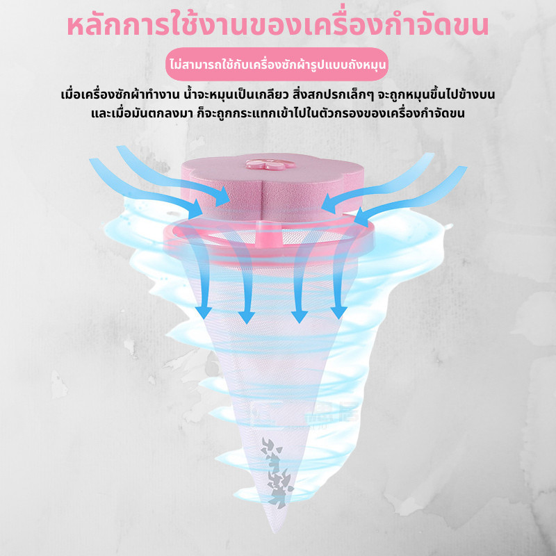 ✨จัดส่งจากประเทศไทย✨กรองขนกรองเศษขยะใ ตัวกรองฝุ่นเครื่องซักผ้าอเนกประสงค์ ที่ดักเศษ ที่กรองเศษสกปรก - รูปที่ 3