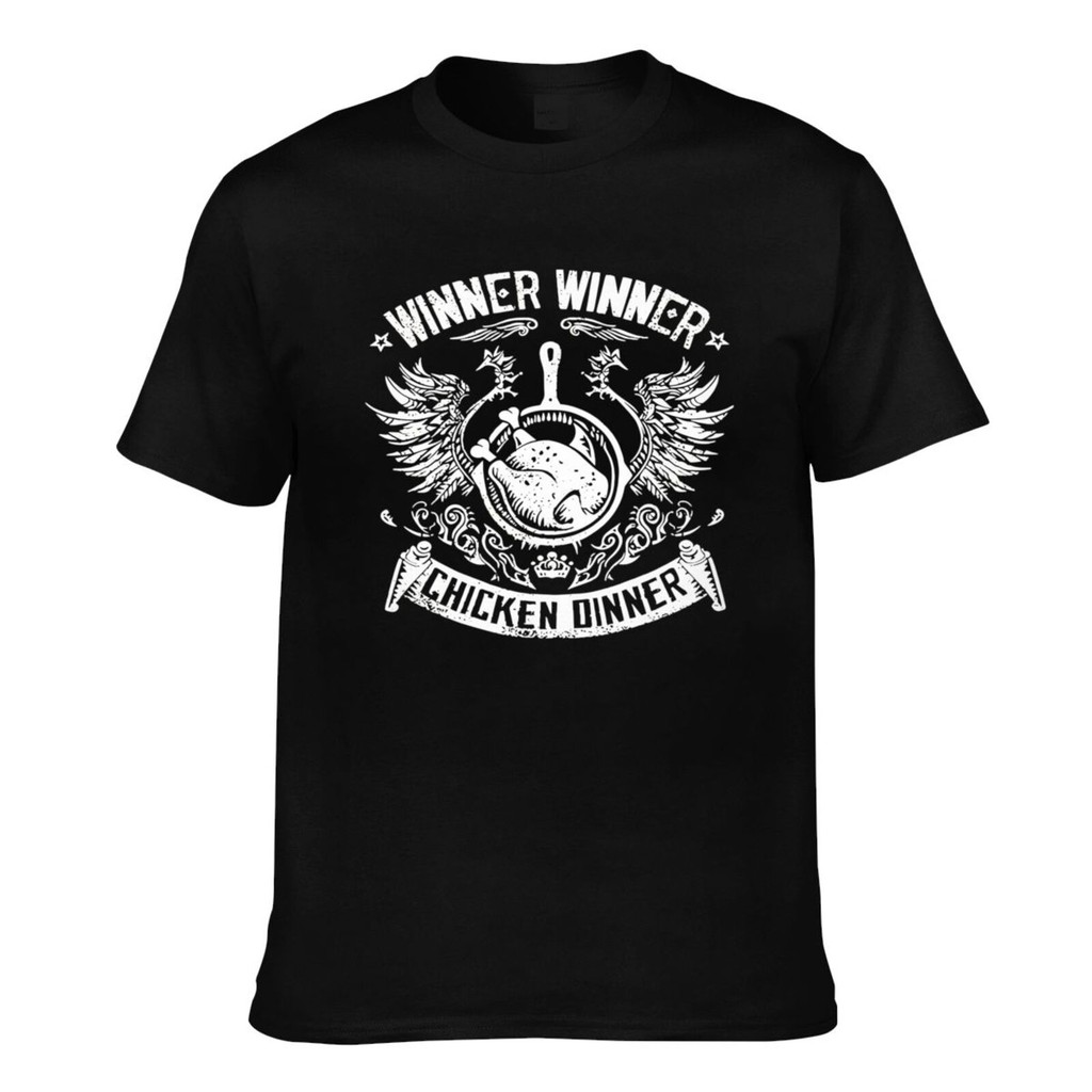Winner Winner Chicken Dinner Yes Gamer Game Mens Custom T-Shirt