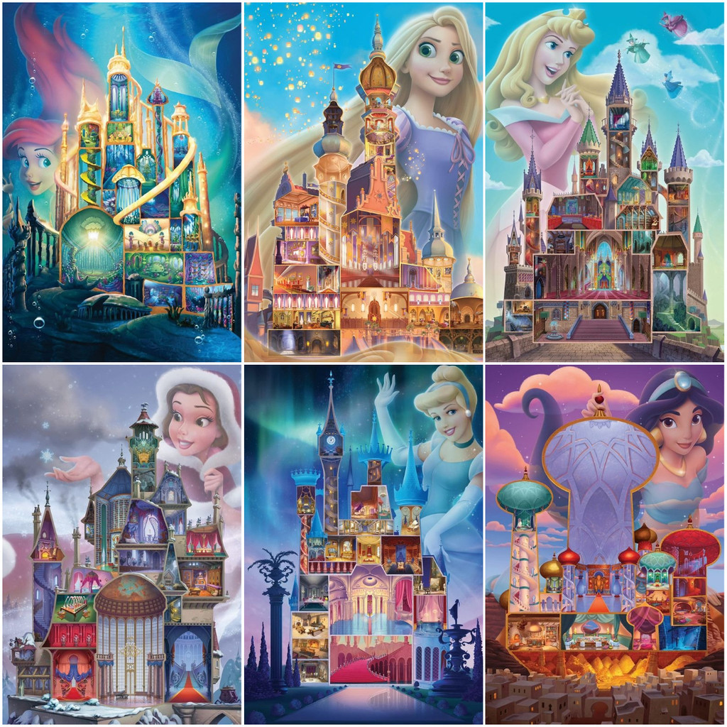 【Disney】จิ๊กซอว์ไม้ 300/500/1000 ชิ้น จัดส่งรวดเร็ว ของขวัญวันเกิด อะนิเมะ