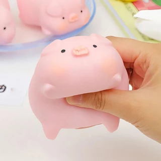ของเล่นบีบสกุชชี่ รูปยูนิคอร์น หมู สุนัข แบบนิ่ม สําหรับเด็ก V3I5