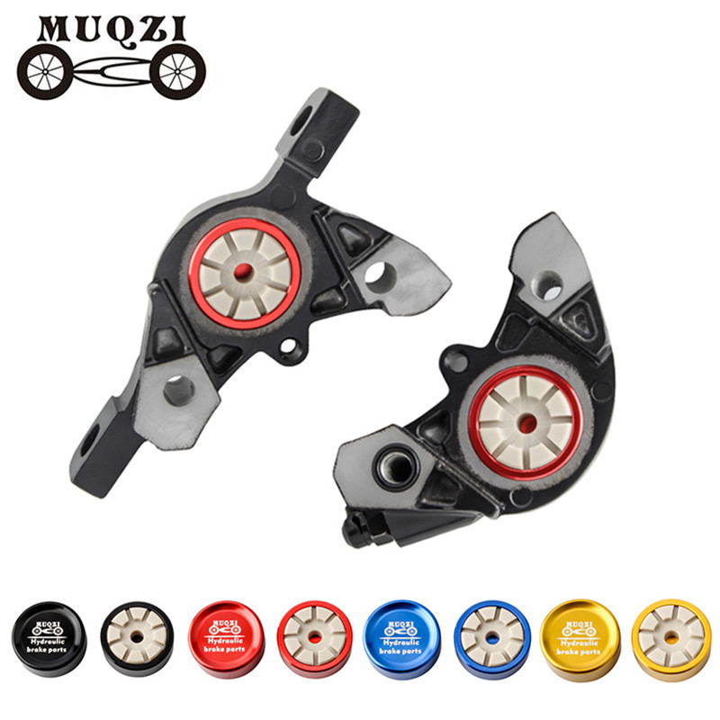 Muqzi ดิสก์เบรกคาลิปเปอร์ไฮดรอลิค สําหรับรถจักรยานเสือภูเขา Shimano XT M675 M7000 M7100 M785 M8000 R7070 RS805 1 คู่