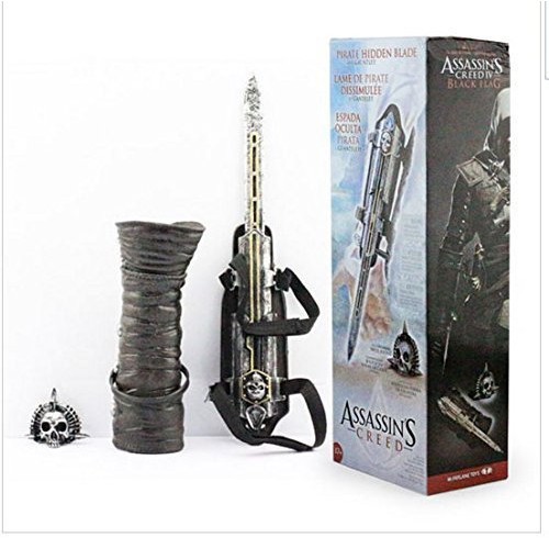 Anime Garage Kits Assassin's Creed 4 Black Absorbance Cloth 1:1 Sleeve Sword Edward Sleeve Arrow Sle