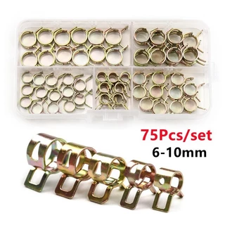 MOVATEK มาตรฐานยุโรป กิ๊ปรัดสปริง ทุกไซส์ 6-22มิล ชุดละ115ชิ้น เข็มขัดรัดท่อ แคลมป์รัดแบบสปริง