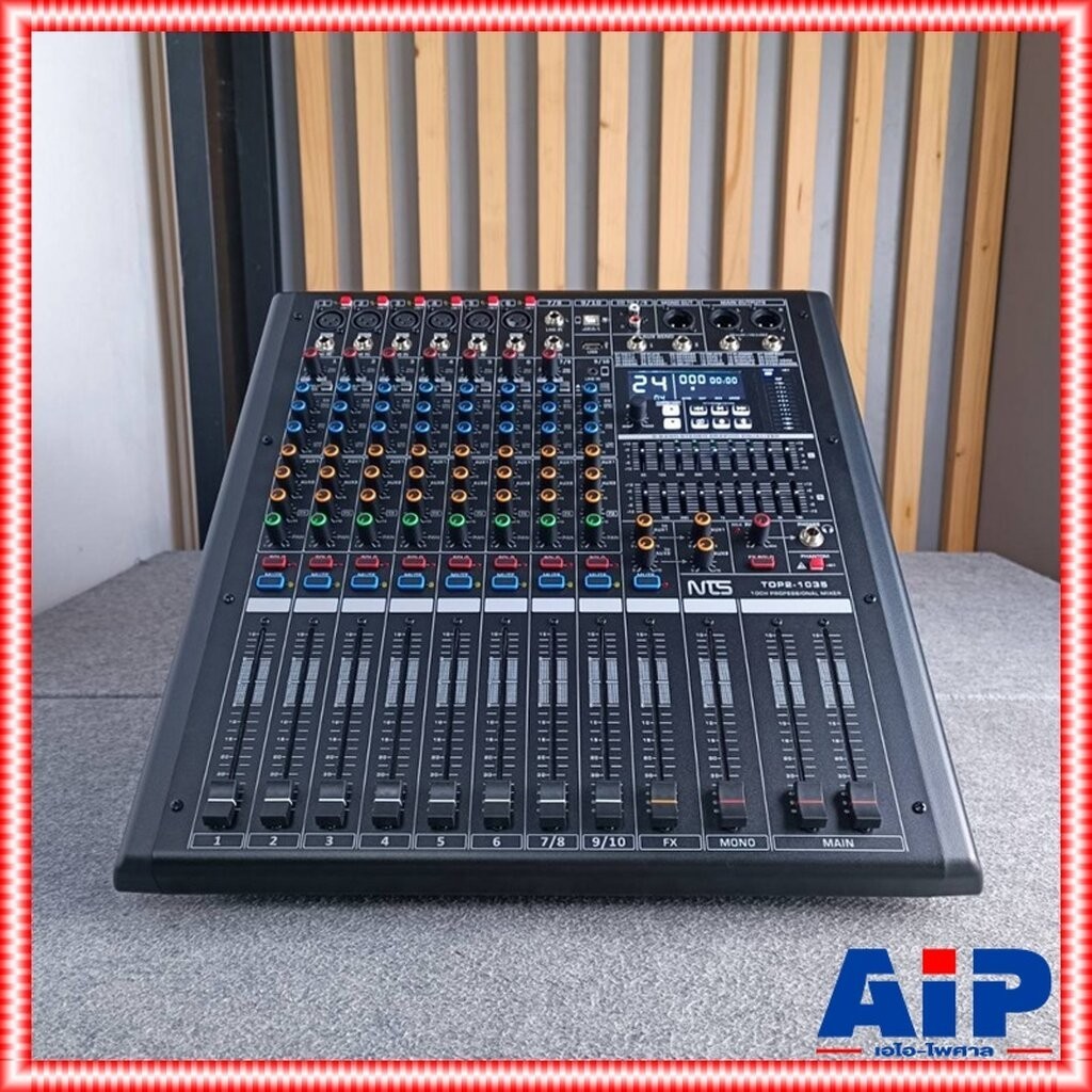 NTS TOP2-1035 POWERMIXER เอฟเฟคแท้ เพาเวอร์มิกเซอร์ มิกซ์NTS เครื่องเสียง เครื่องผสมสัญญาณเสียง เครื่องปรับแต่งเสียง ...