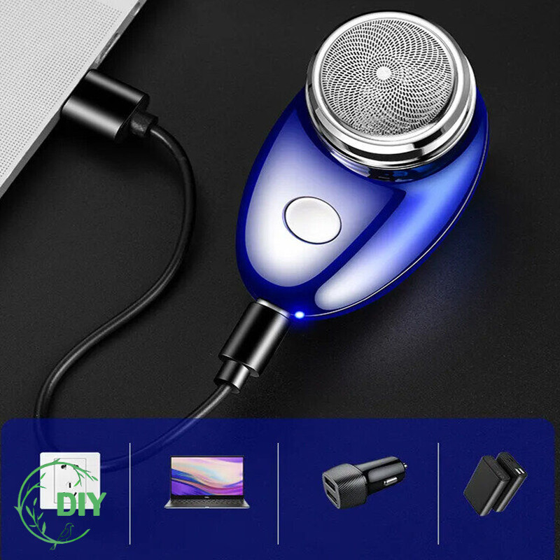 [YTL]เครื่องโกนหนวดไฟฟ้า แบบพกพา มีดโกนหนวดเคราไฟฟ้า ชาร์จ Usb เครื่องโกนหนวดผู้ชาย ใบหน้า ร่างกาย เครื่องโกนหนวด
