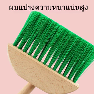 ชุดไม้กวาดงานไม้ ชุดทำความสะอาดเสริม สำหรับเด็ก ชุดของเล่นทำความสะอาดบ้าน อุปกรณ์ บทบาทสมมติ​ ของเล่นCleaning Set Toy
